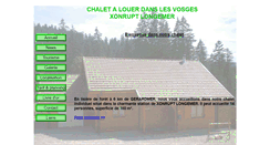 Desktop Screenshot of chalet-vosges-xonrupt.com