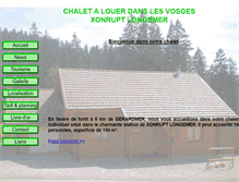 Tablet Screenshot of chalet-vosges-xonrupt.com